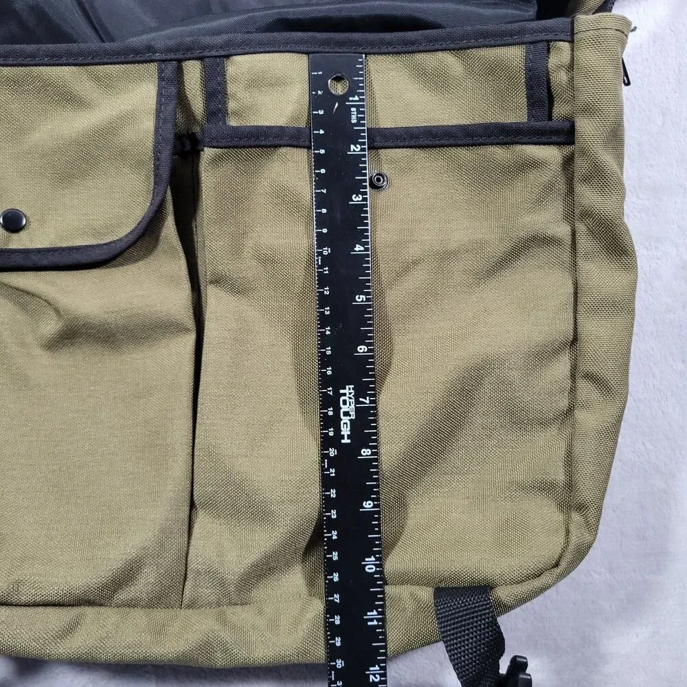 Manhattan Portage NY Messenger Bag Olive Green Cordura Shoulder Crossbody